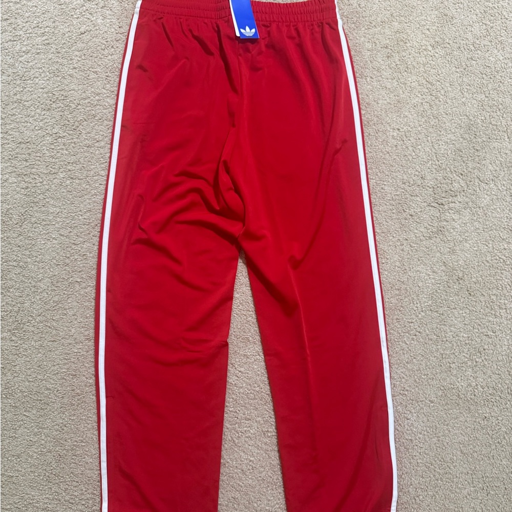 Adidas Originals Firebird Red Adicolor Classics Track Pants IJ7057 Men Size M - Picture 8 of 9